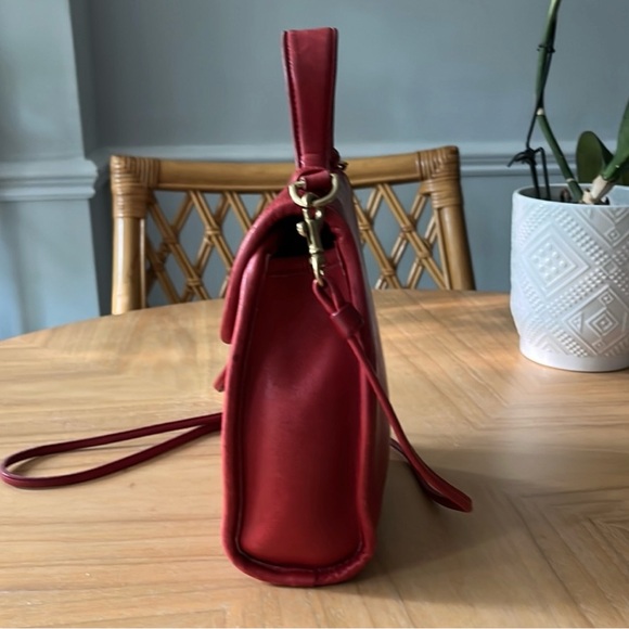 Authentic Coach RARE red vintage Derby bag. Style #9904. - Picture 2 of 14